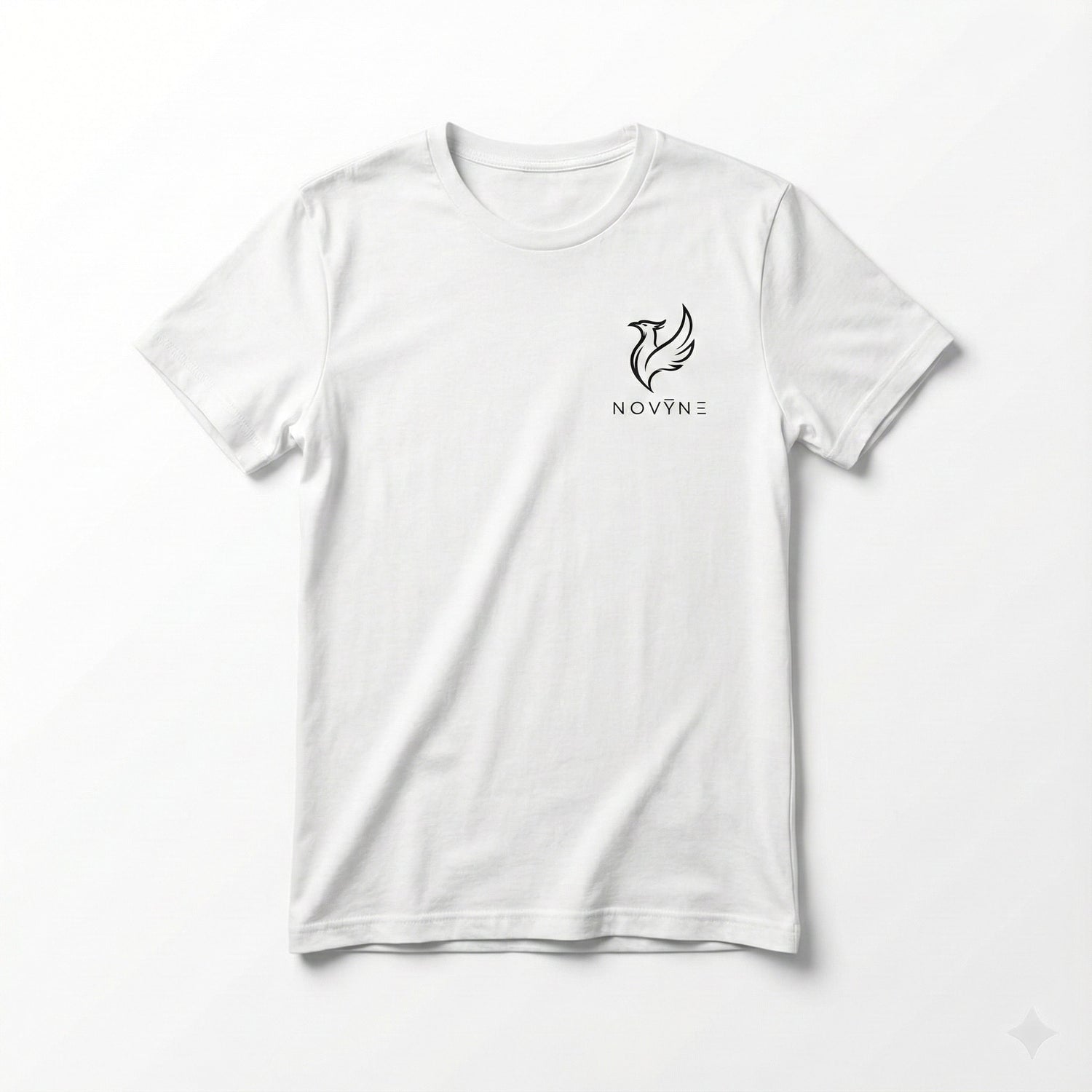 NOVYNE Embroidered Signature Logo T-Shirt