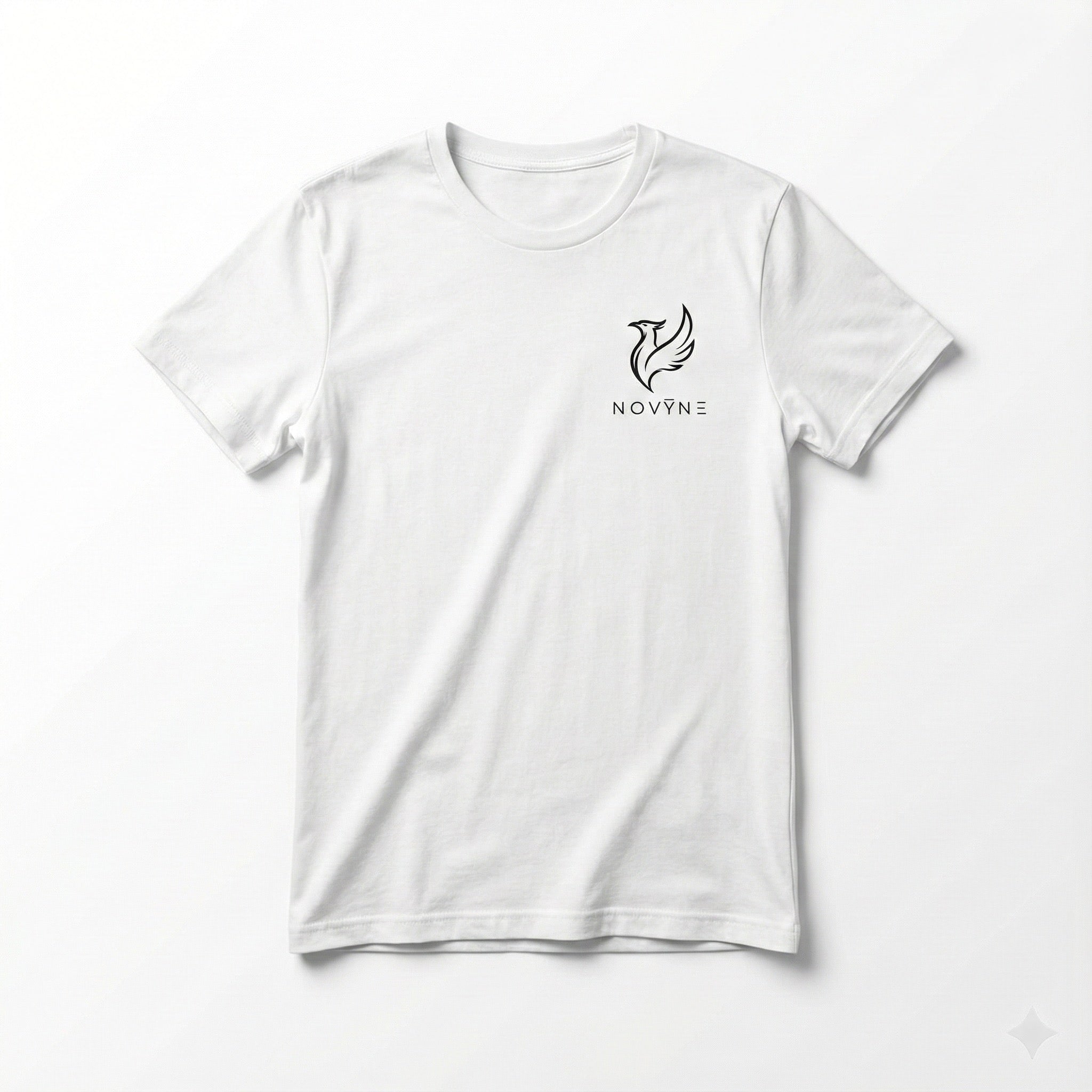 NOVYNE Embroidered Signature Logo T-Shirt