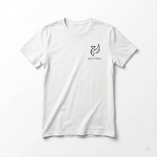 NOVYNE Embroidered Signature Logo T-Shirt